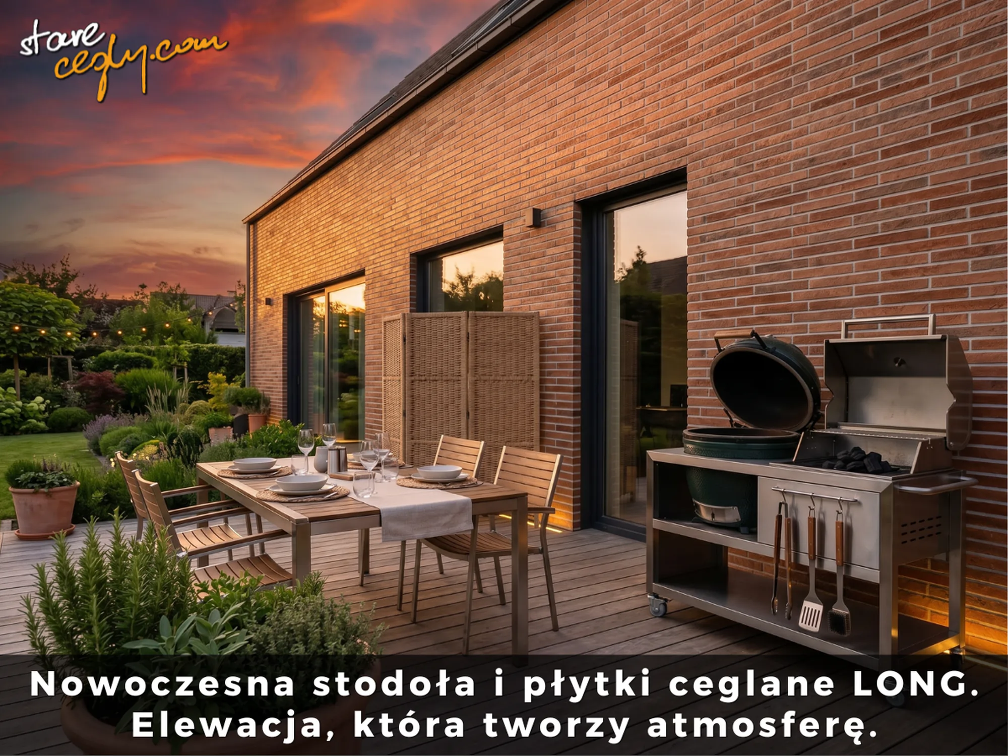 Nowoczesna Stodoła i Płytki Ceglane LONG – Elewacja, Która Tworzy Atmosferę